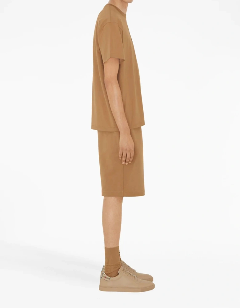 Tristan Embroidered EKD T-Shirt Brown
