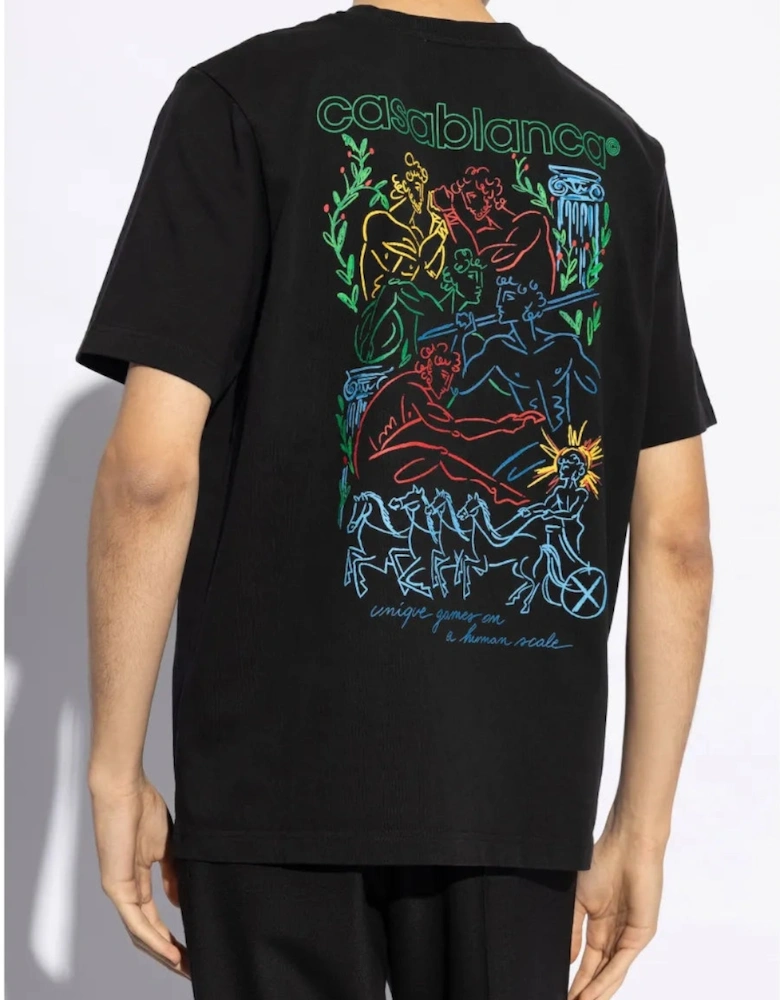 Pentathlon Olympic Print T-Shirt