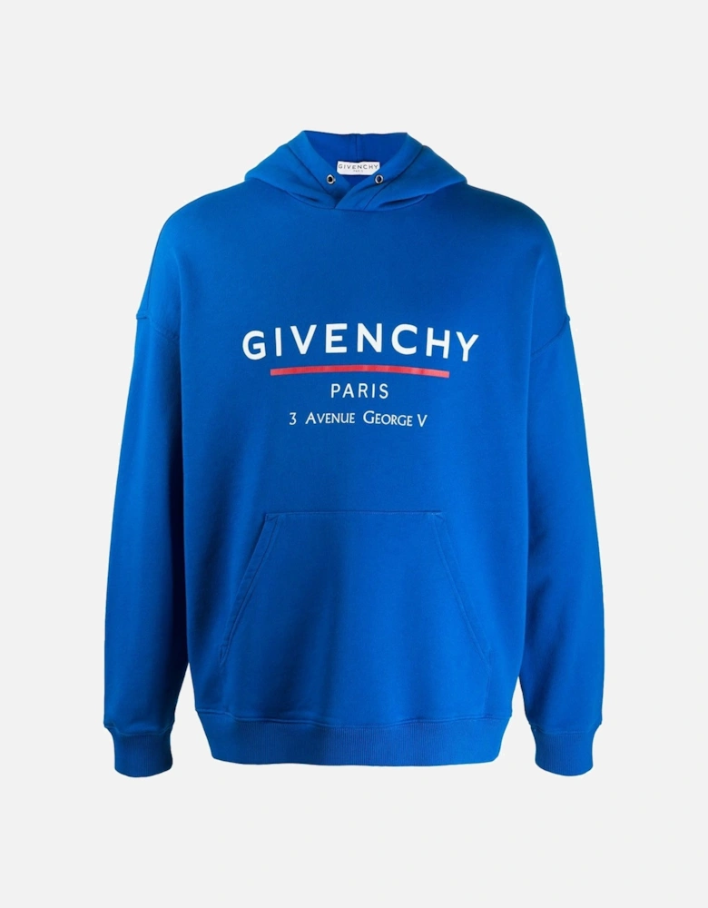 Address Hooded Sweatshirt Ocean Blue