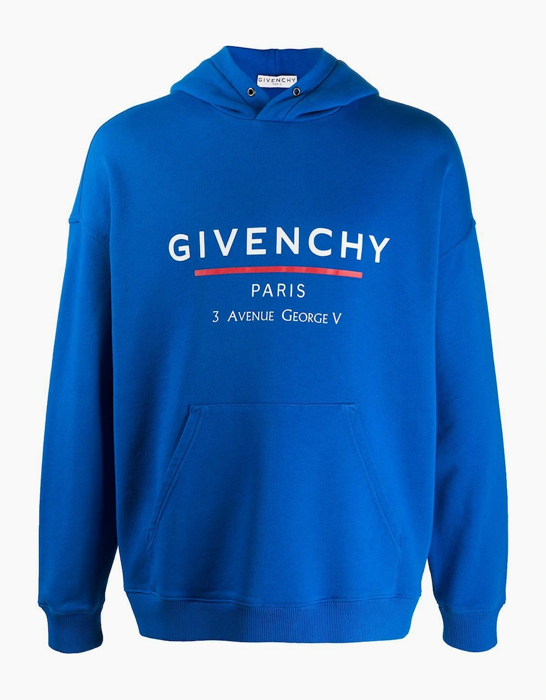 Givenchy Men's Givenchy Address Hooded Sweatshirt Ocean Blue