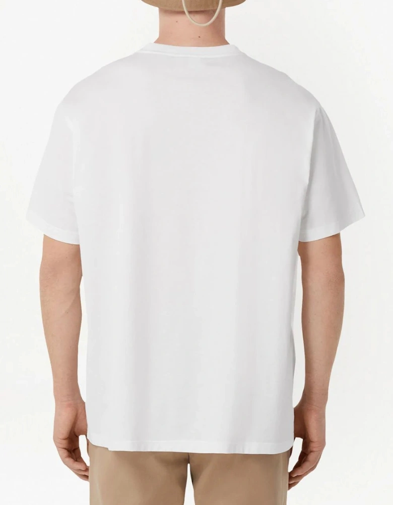 Harriston Logo Print T-Shirt White