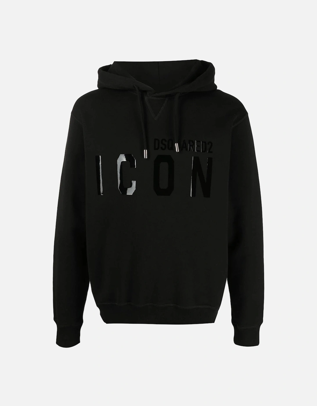 Dsquared Icon Shine Tonal Hooded Sweatshirt Black, 5 of 4