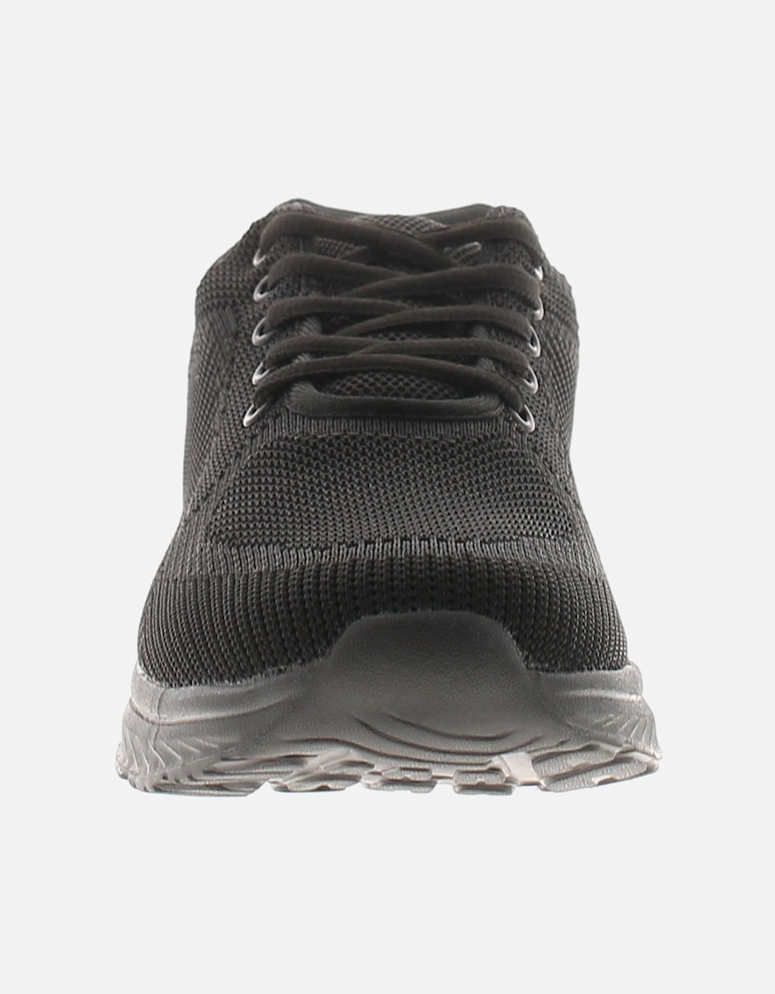 Mens Knitted Trainers Tamlin Lace Up black UK Size