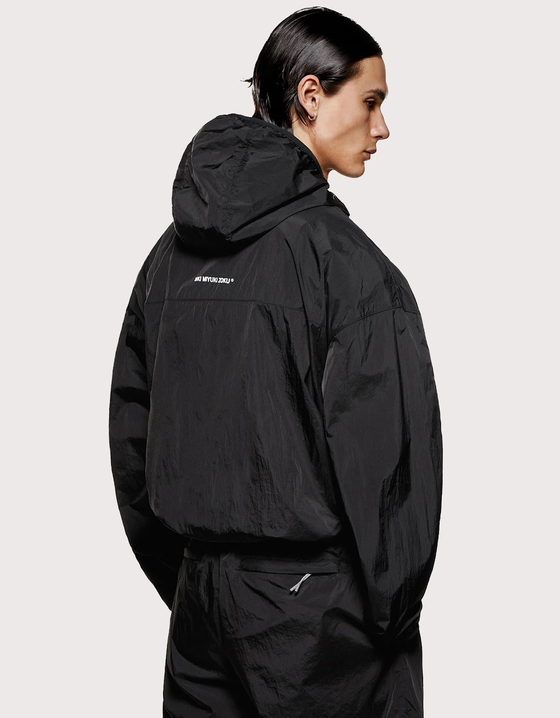 Active Nylon Hooded Jacket