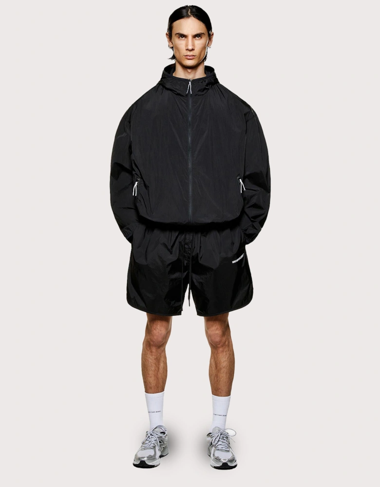 Active Nylon Hooded Jacket