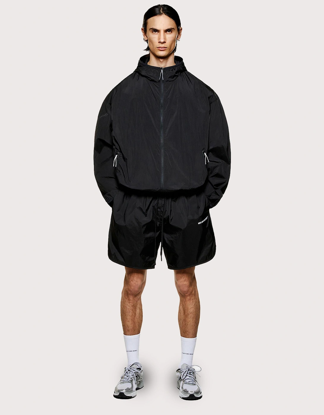 Active Nylon Hooded Jacket