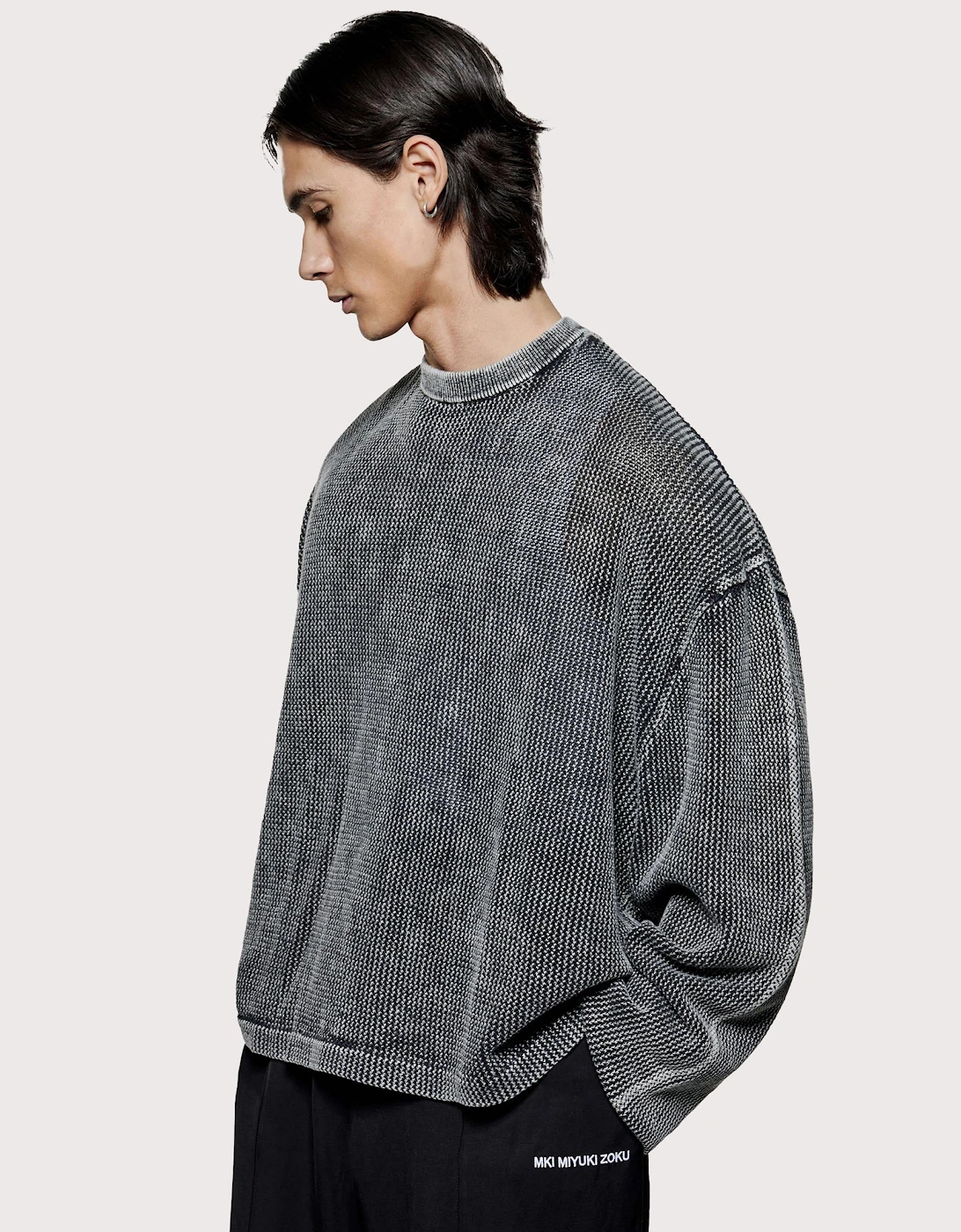 Pigment Dyed Loose Gauge Long Sleeve T-Shirt, 6 of 5