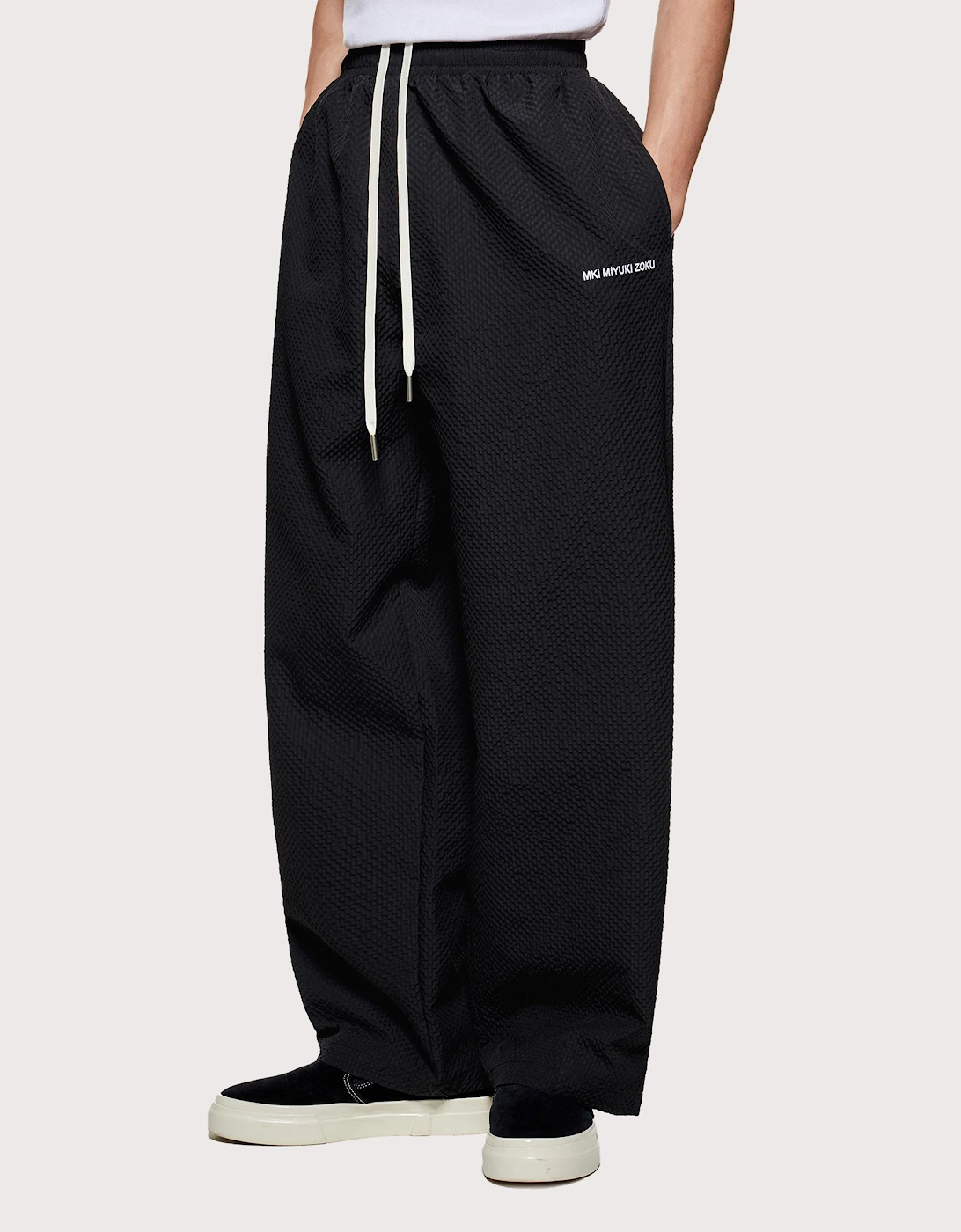 Seersucker Wide Leg Trousers, 6 of 5