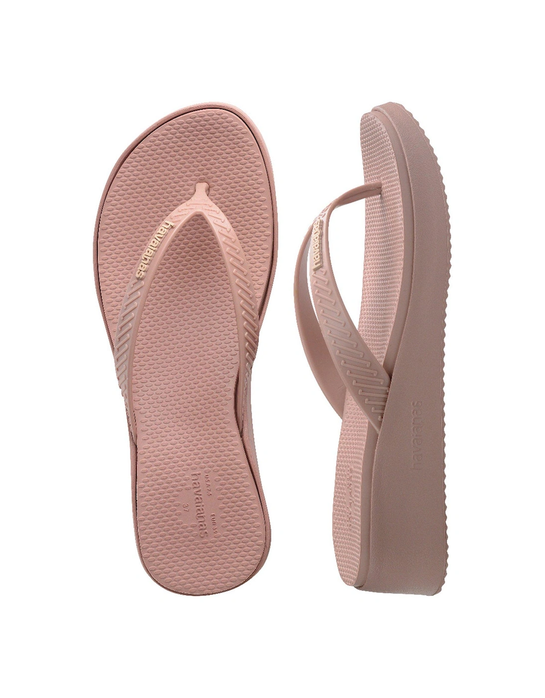 High Platform Flip Flop - Crocus Rose