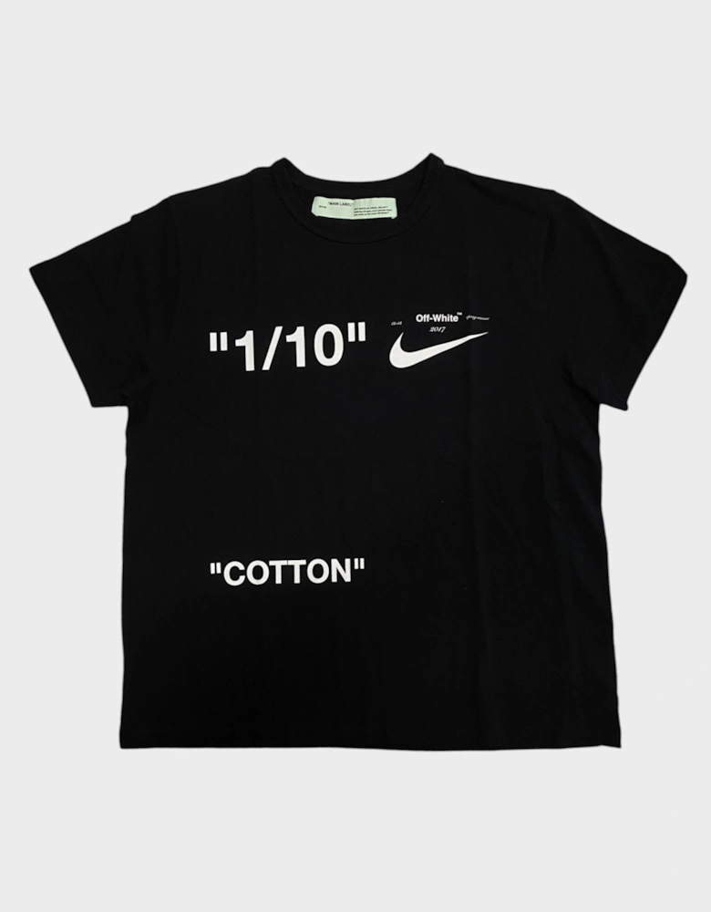 Off White x Nike Ten By Ten T-Shirt Black