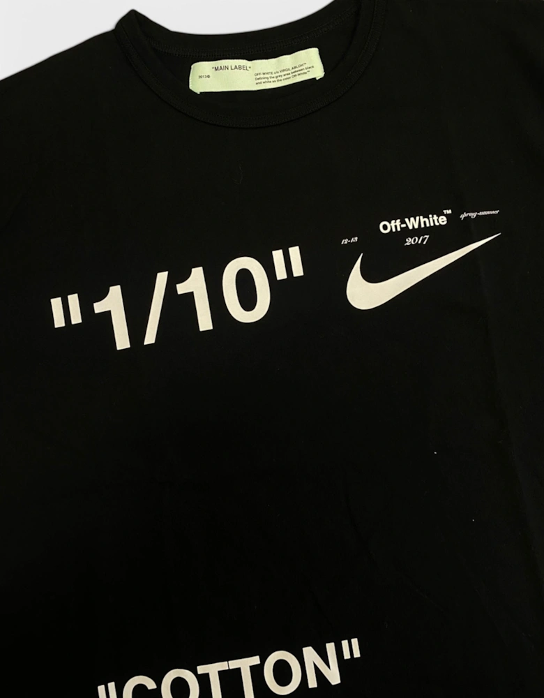 Off White x Nike Ten By Ten T-Shirt Black