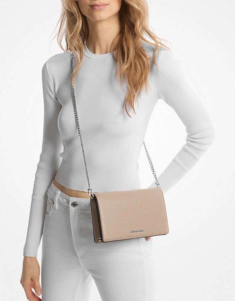 Jet Set Medium Pebbled Leather Crossbody Bag