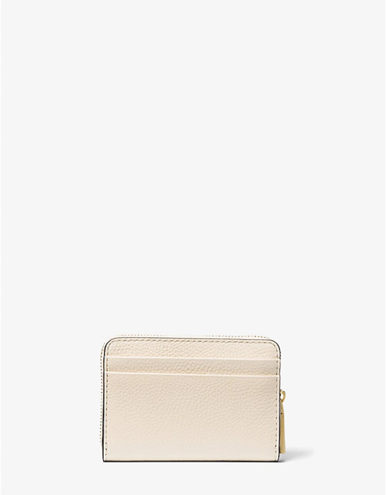 Jet Set Small Pebbled Leather Zip-Around Card Case