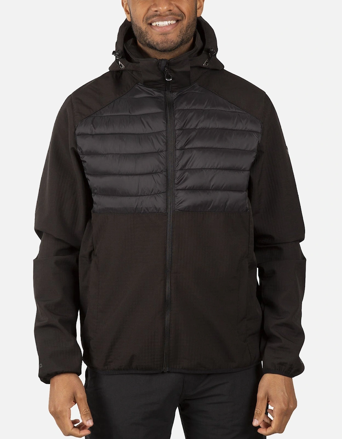 Mens Lenek Waterproof Jacket - Black, 2 of 1