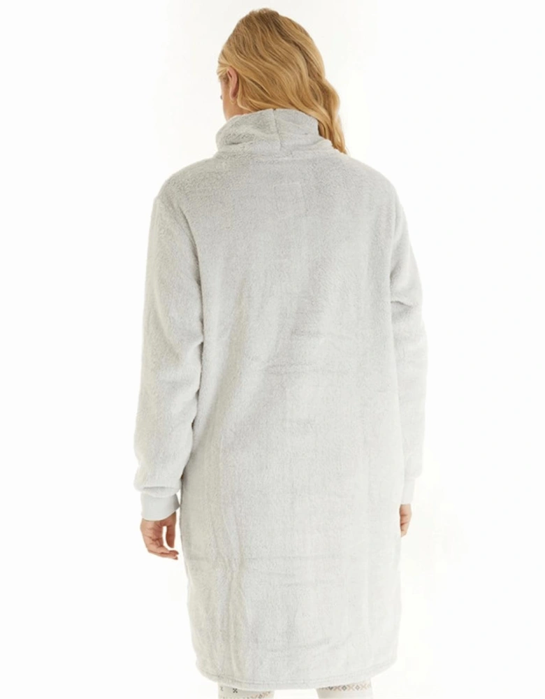 Womens Fluffy Hooded Wearable Blanket