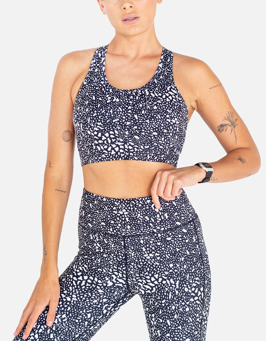 Womens Mantra Printed Sports Bra, 2 of 1