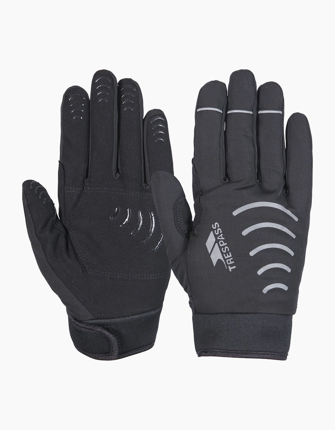 Trespass Men's Black Adults Crossover Waterproof Gloves - Size: Xl