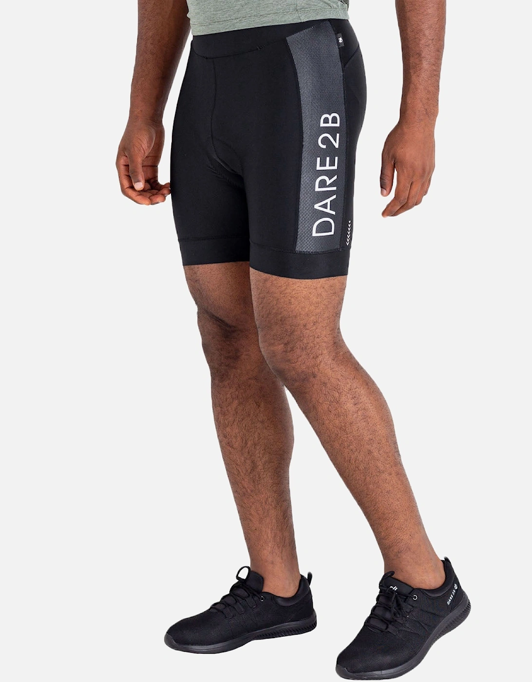 Mens Ecliptic II Reflective Quick Drying Cycling Shorts - Black, 2 of 1