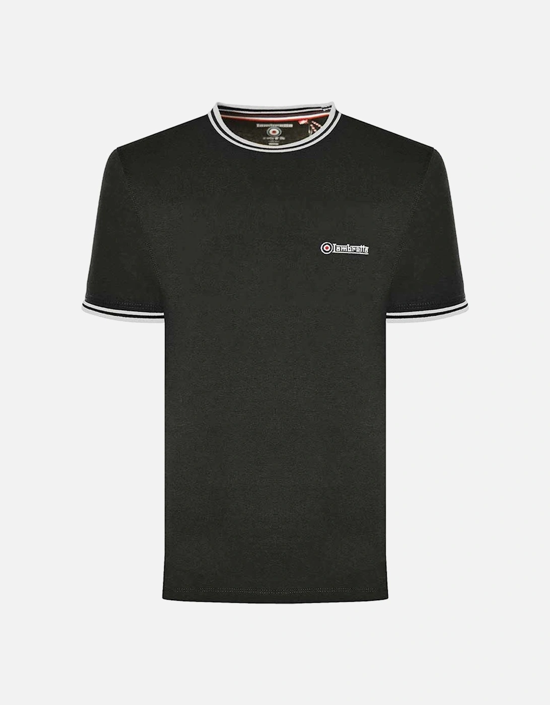 Lambretta Mens Tipped Pique T-Shirt