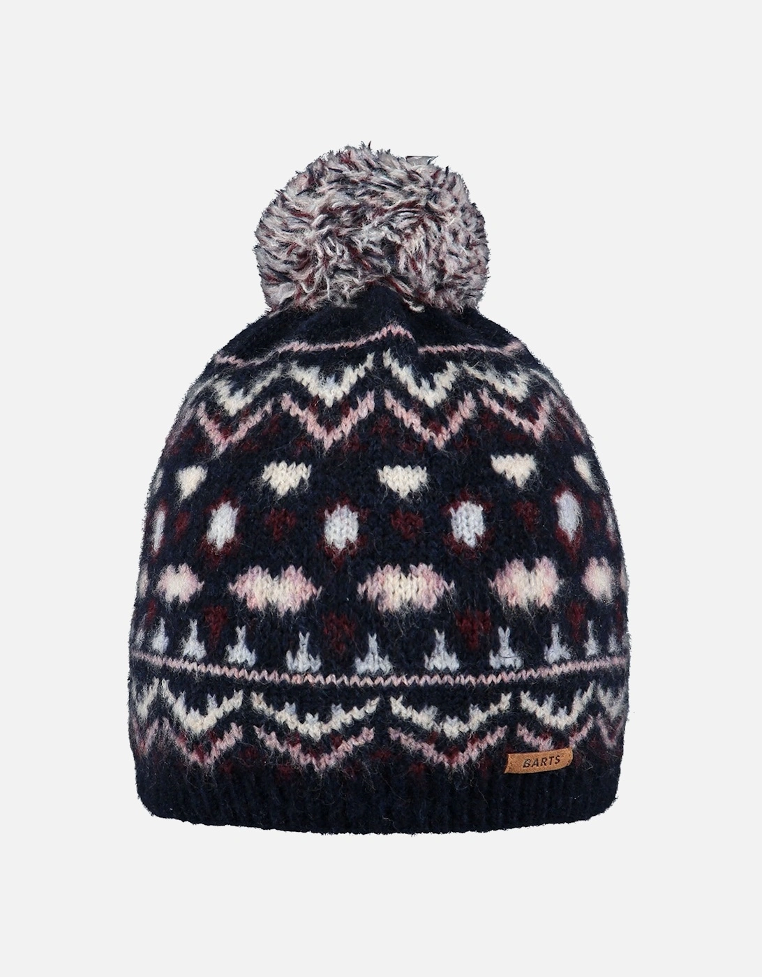 Kids Mayao Pom Pom Mixed Knit Bobble Hat, 2 of 1