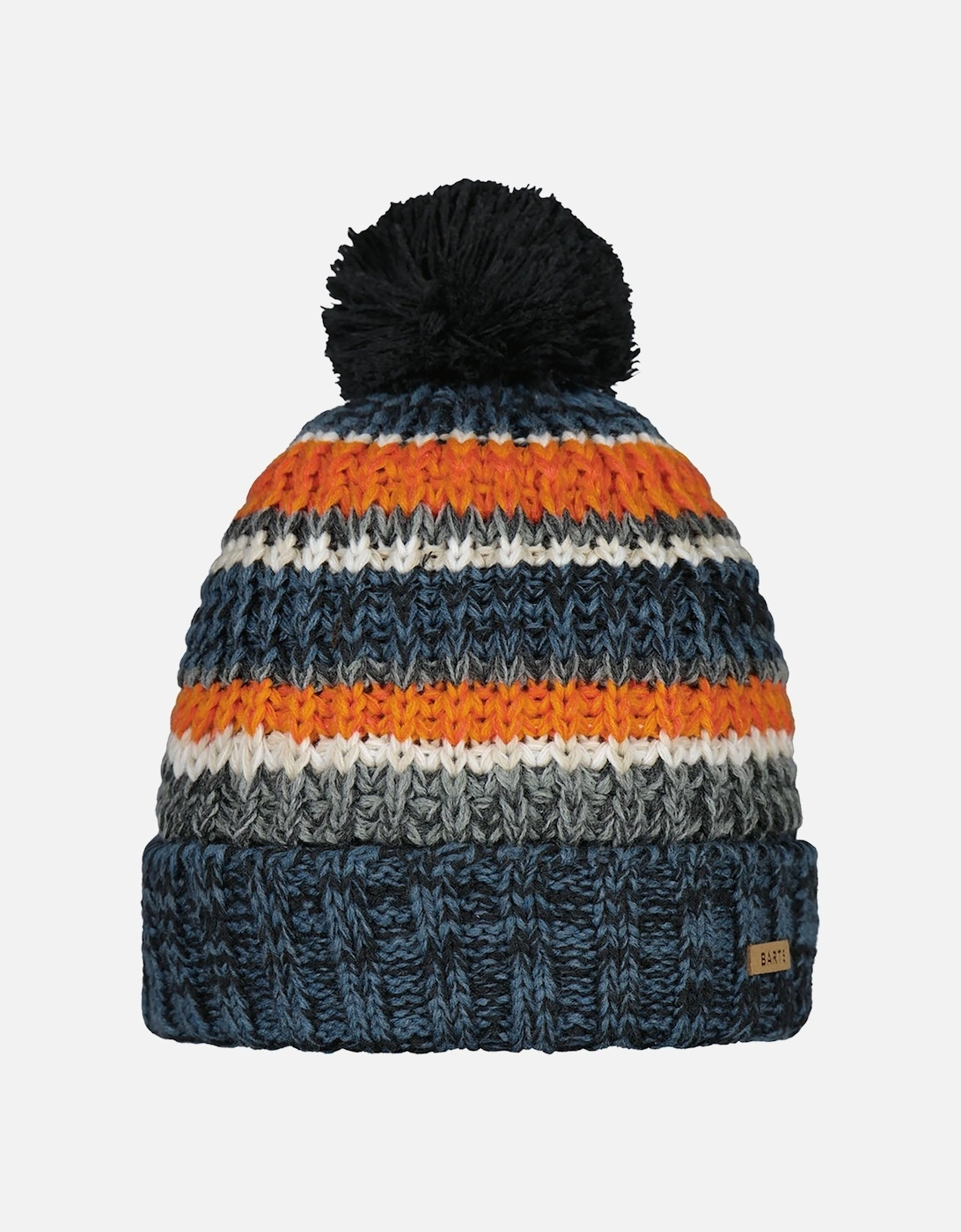 Kids Goser Pom Pom Mixed Knit Bobble Hat, 2 of 1
