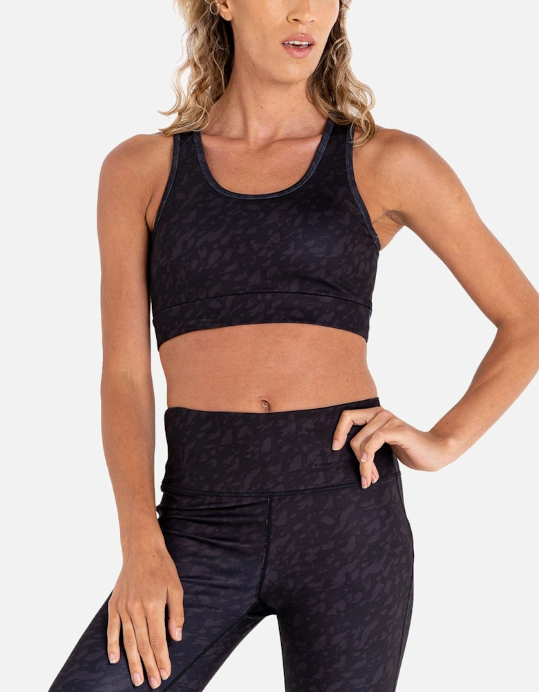 Womens Swift Printed Gym Running  Sports Bra