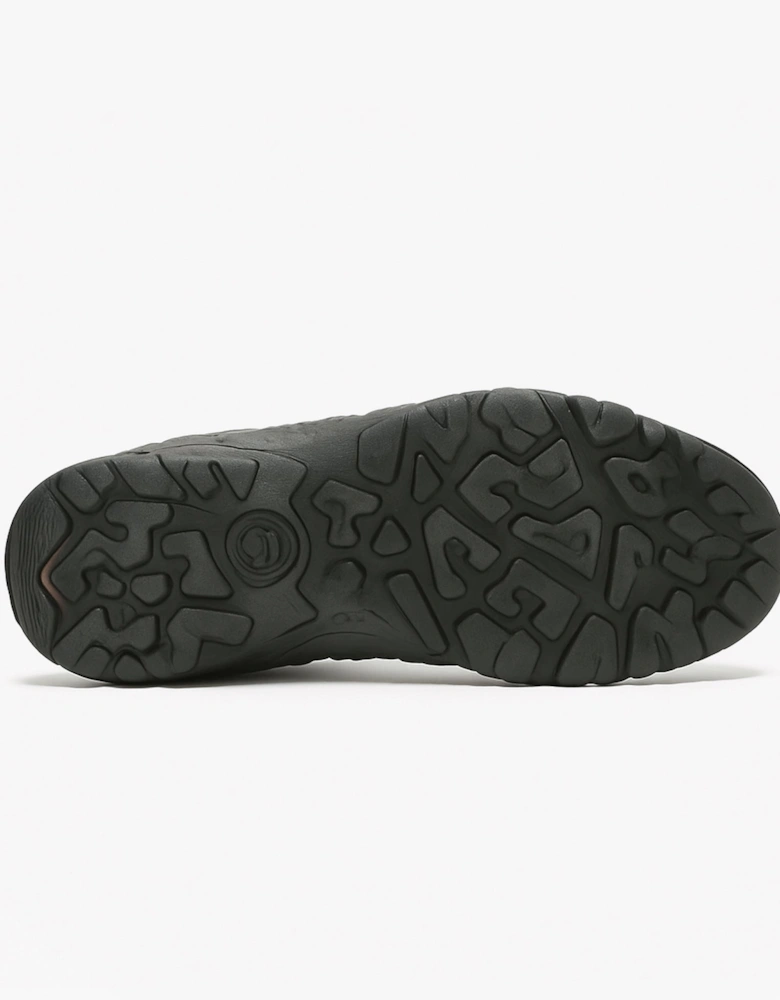 QUADRA II Leather Trail Shoe Mens Charcoal Grey/Black/Red