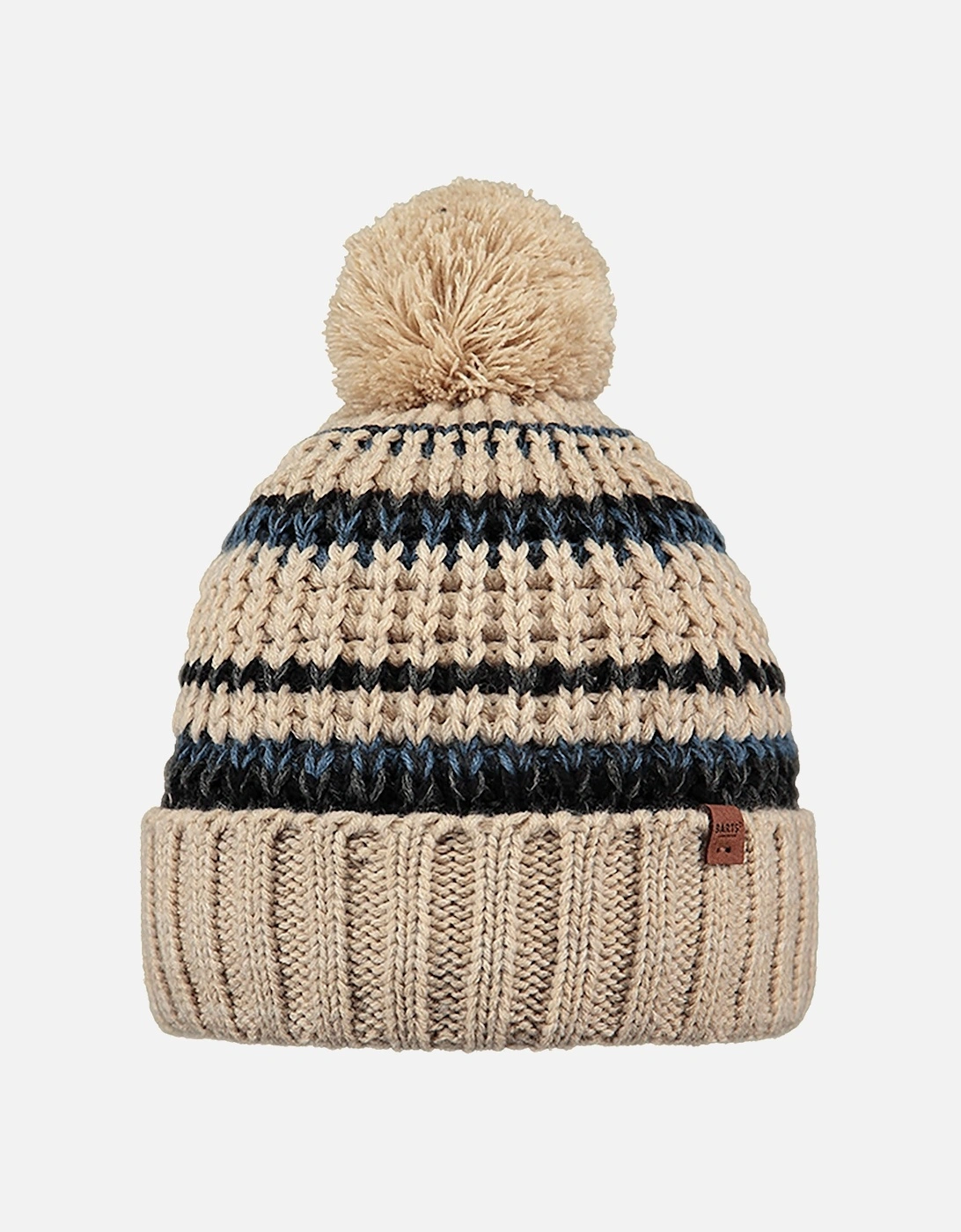 Mens Goser Pom Pom Mixed Knit Bobble Hat, 2 of 1