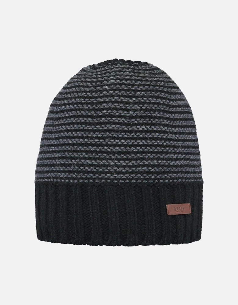 Mens David Fine Knitted Fleece Band Lining Beanie