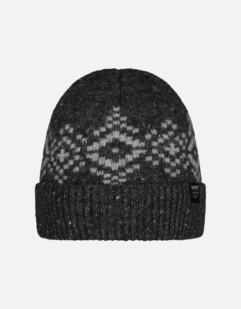 Mens Cimmon Fine Knit Fleece Lined Cuffed Beanie Hat