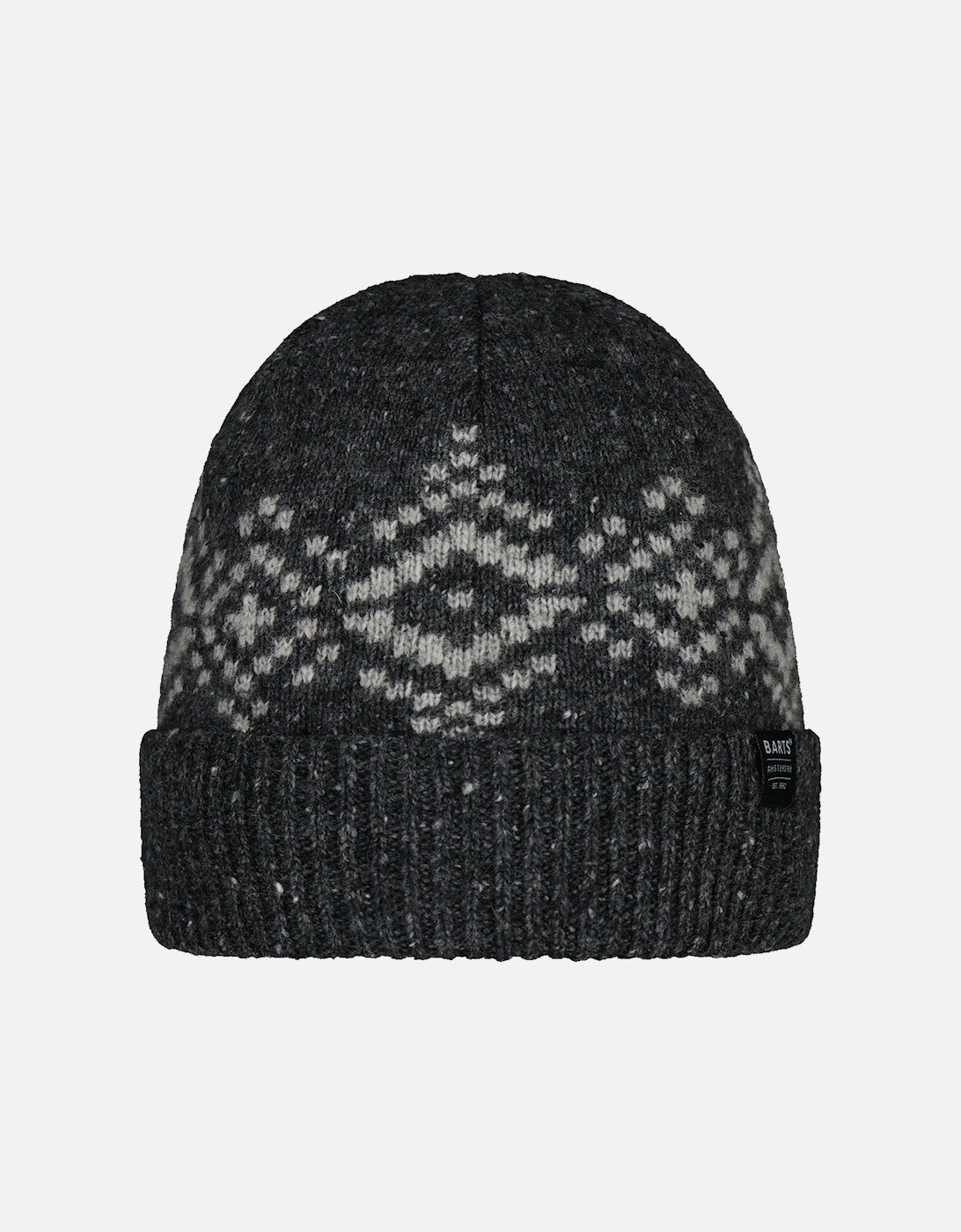 Mens Cimmon Fine Knit Fleece Lined Cuffed Beanie Hat, 2 of 1