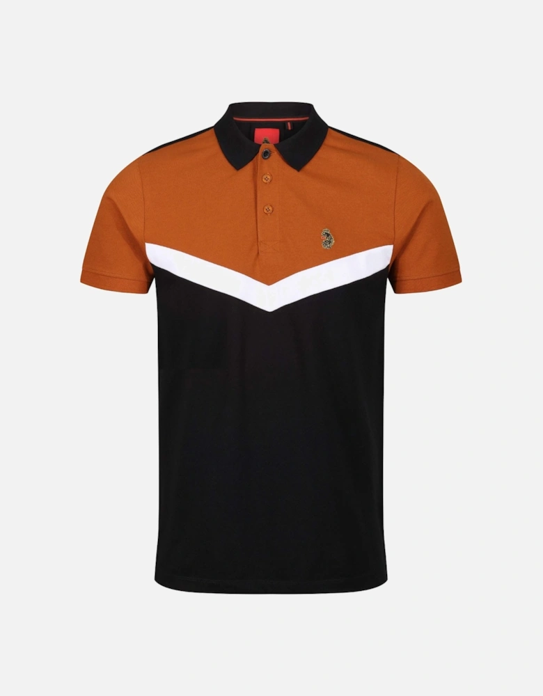 Cala Mayor Chevron Detail Polo Shirt