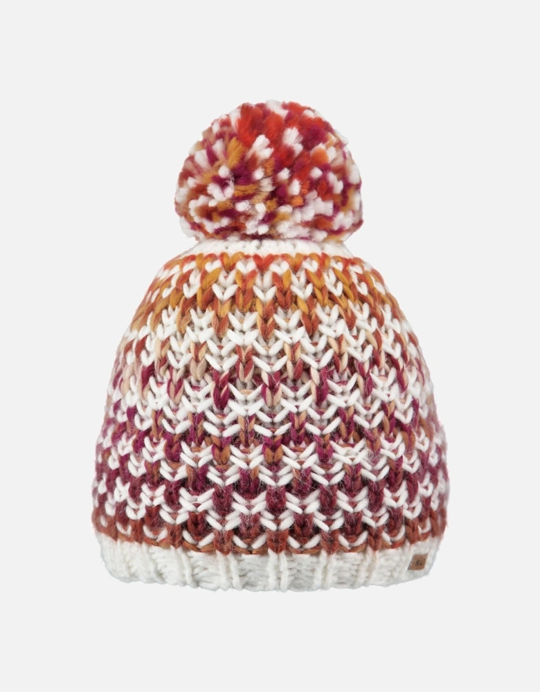 Kids Nicole Mottled Knit Bobble Hat