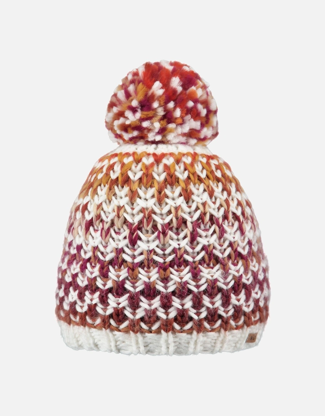 Kids Nicole Mottled Knit Bobble Hat, 2 of 1