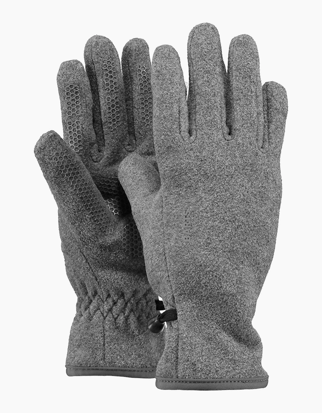 Barts Barts Kids Childrens Fleece Palm Grip Elasticated Gloves - Grey