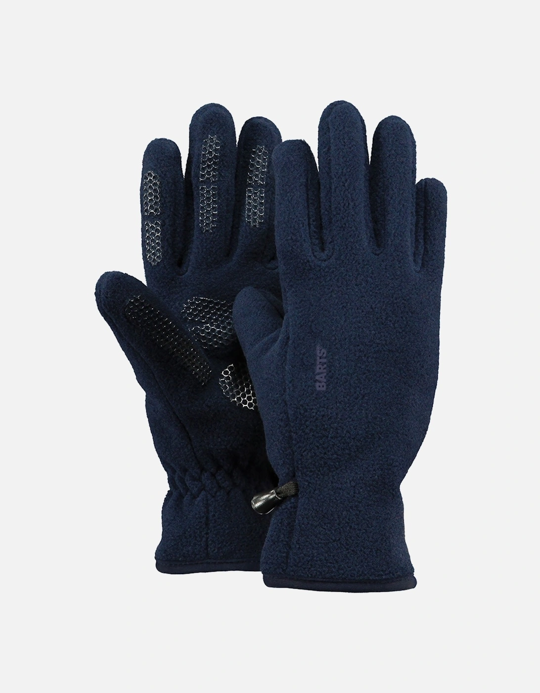 Kids Childrens Fleece Palm Grip Elasticated Gloves, 2 of 1
