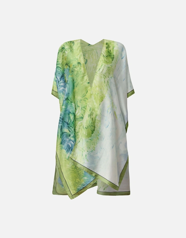 Green Watercolour Kaftan - VIP