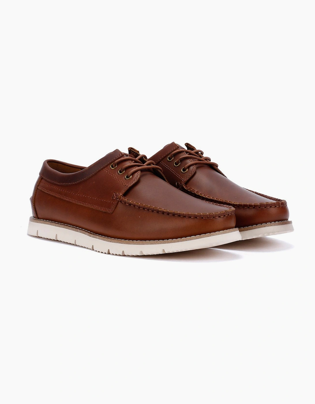Ben Sherman Men's Brown Soho Suede Lace-Up Shoes - Size: 9