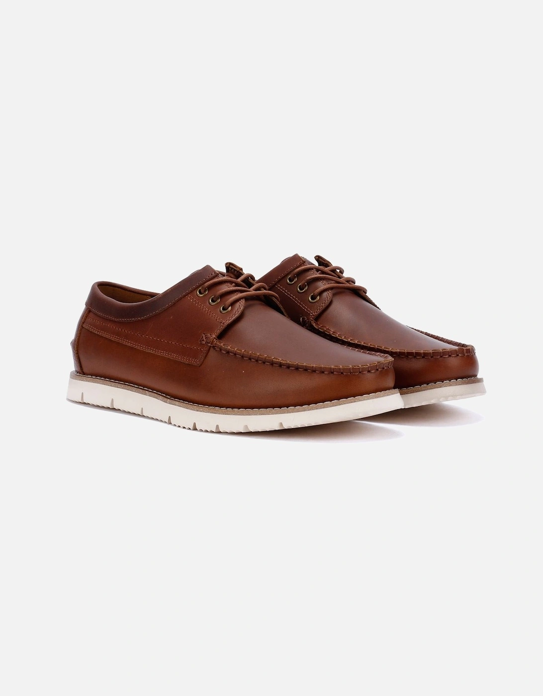 Soho Suede Men's Brown Lace-Up Shoes, 9 of 8