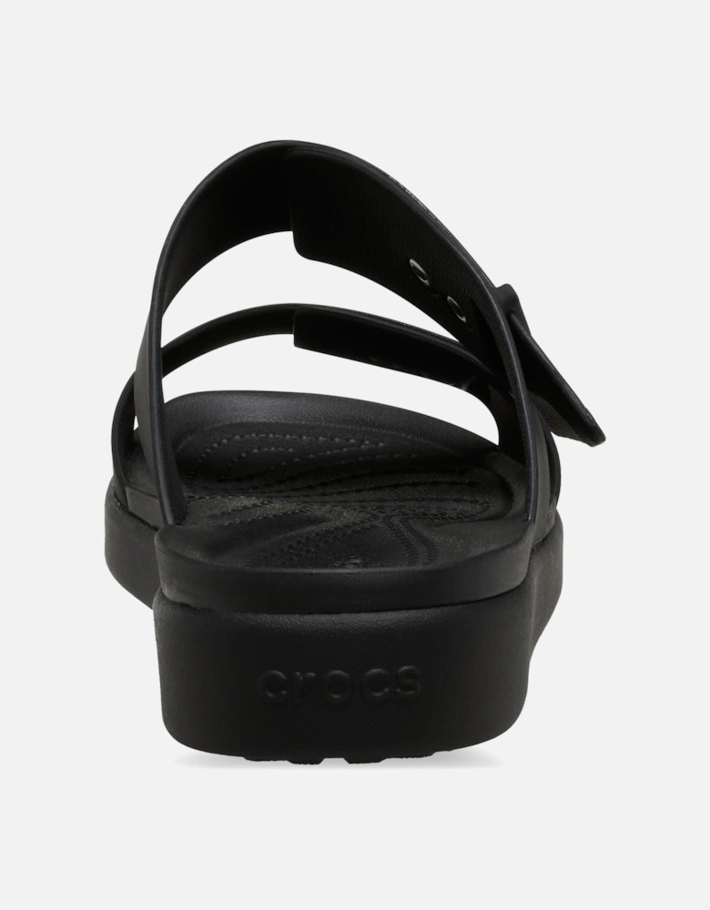 Brooklyn Buckle Women's Black Sandals