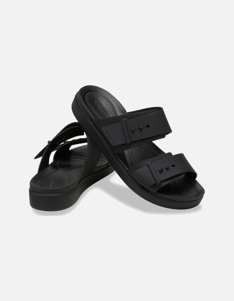 Brooklyn Buckle Women's Black Sandals
