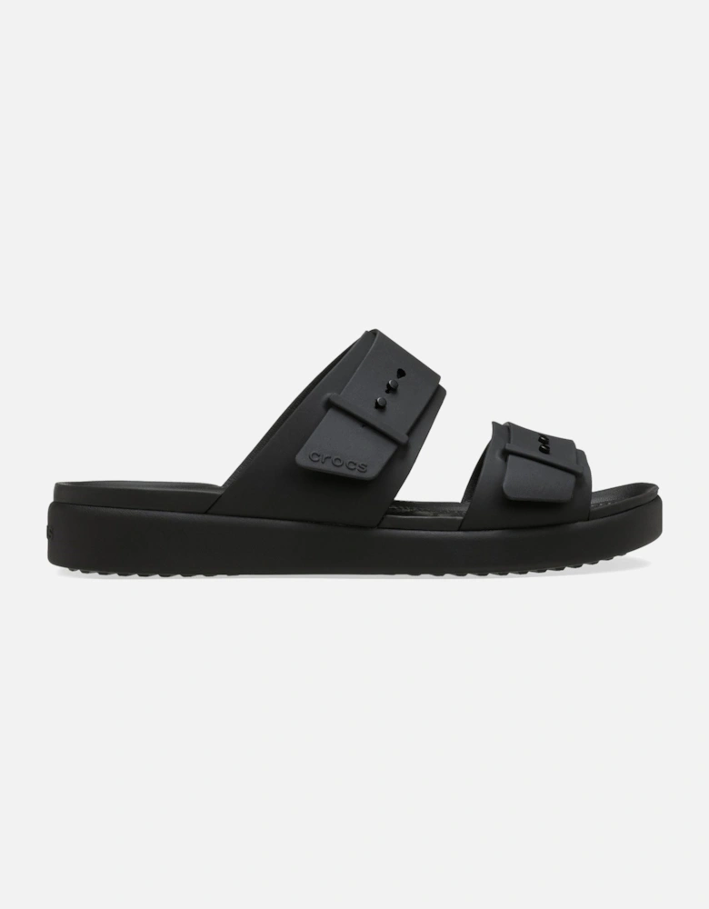 Brooklyn Buckle Women's Black Sandals