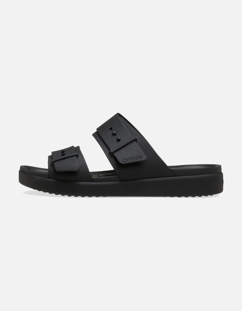Brooklyn Buckle Women's Black Sandals