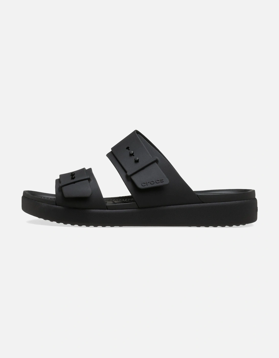 Brooklyn Buckle Women's Black Sandals