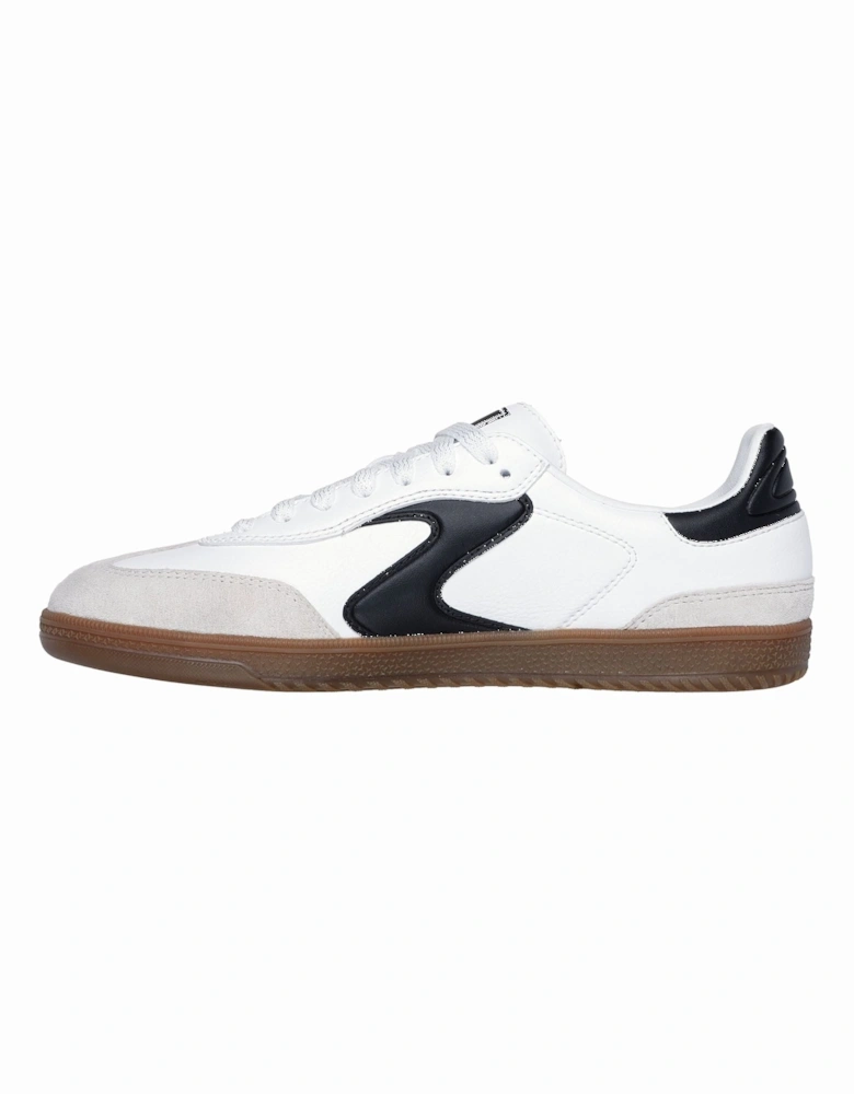 Hotshot Kickoff Leather Women's White/Black Trainers