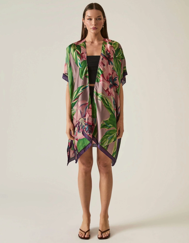 Floral Green Kaftan
