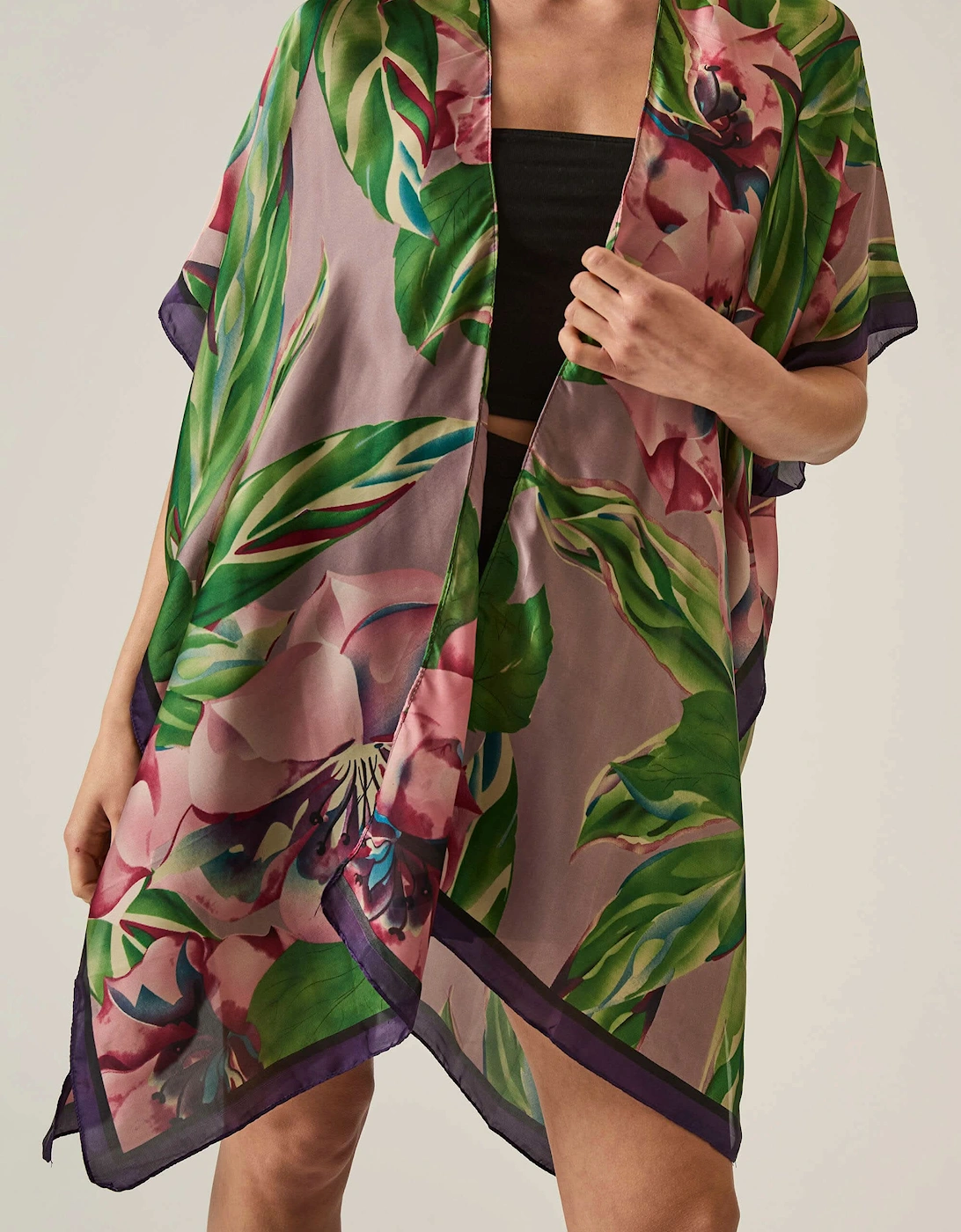 Floral Green Kaftan