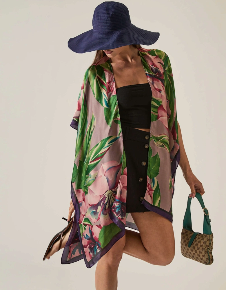 Floral Green Kaftan