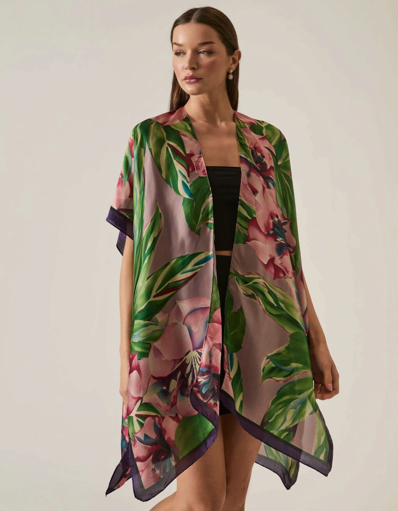 Floral Green Kaftan