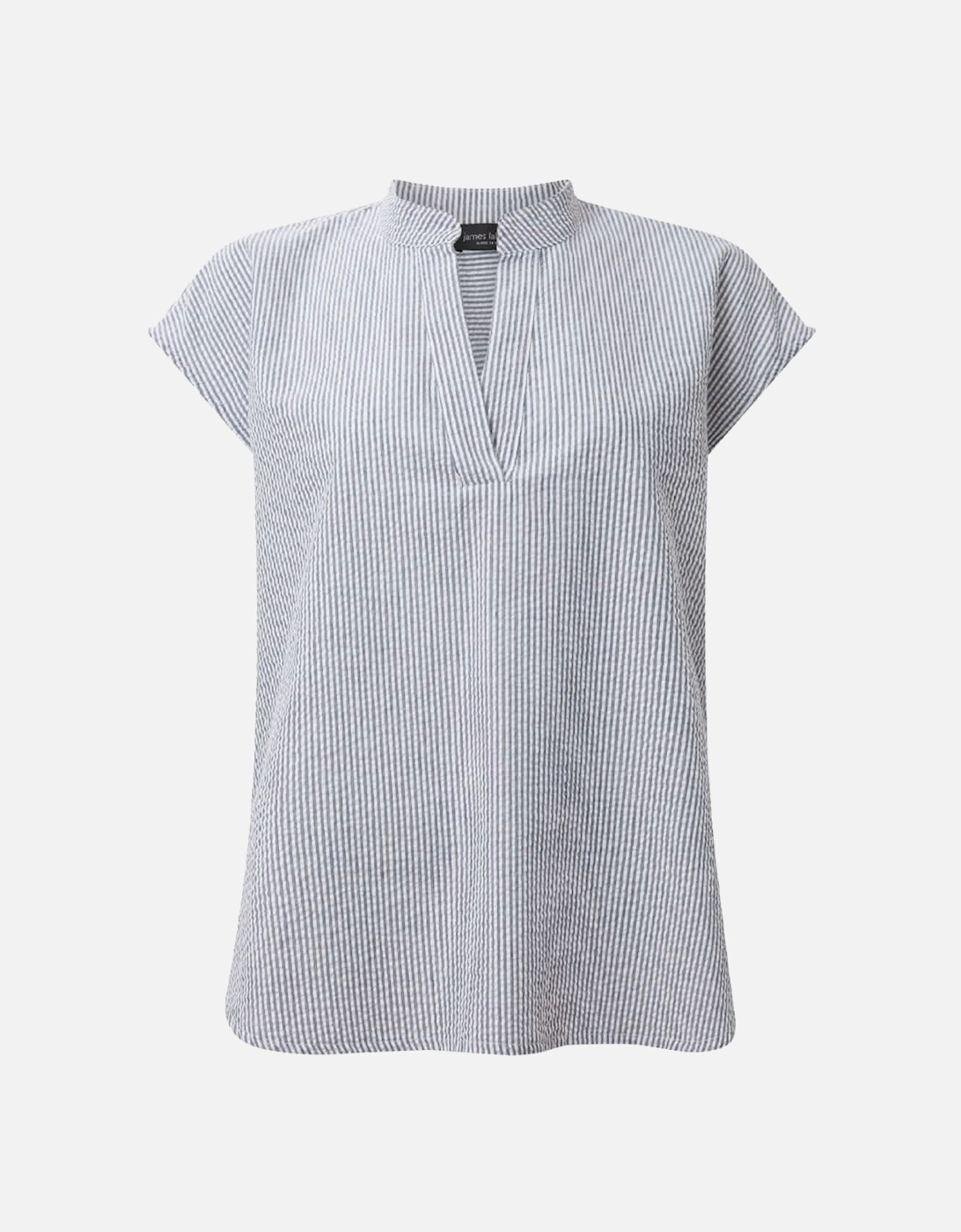 Striped V-Neck Top - VIP